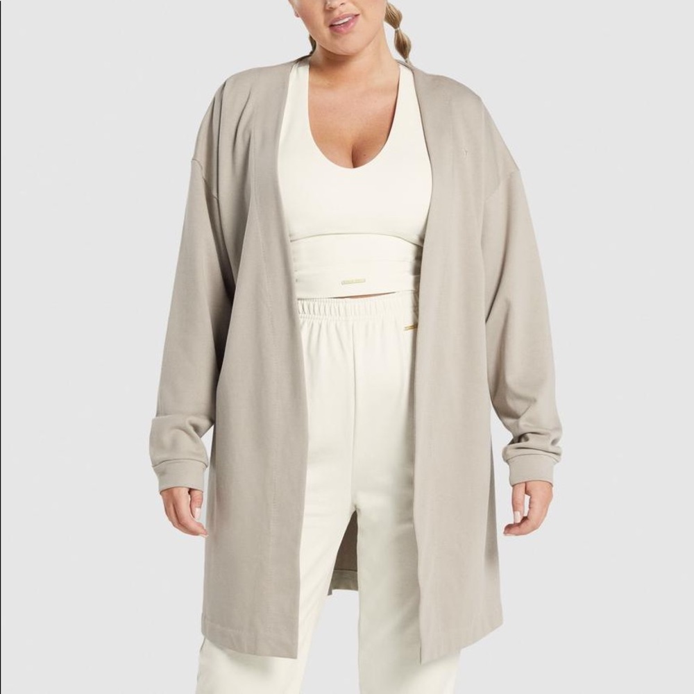 Gymshark Whitney Oversized Robe-Mink